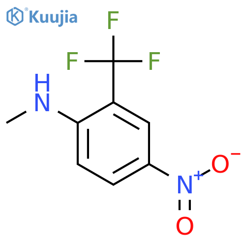 N-Methyl-4-nitro-2-(trifluoromethyl)aniline structure