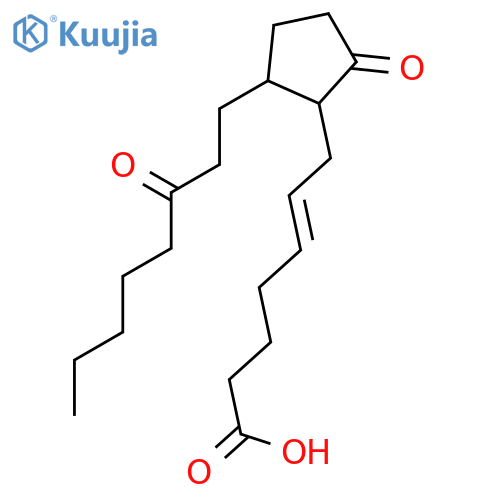 (Z)-(8R,12S)-9,15-dioxoprost-5-enoic acid structure
