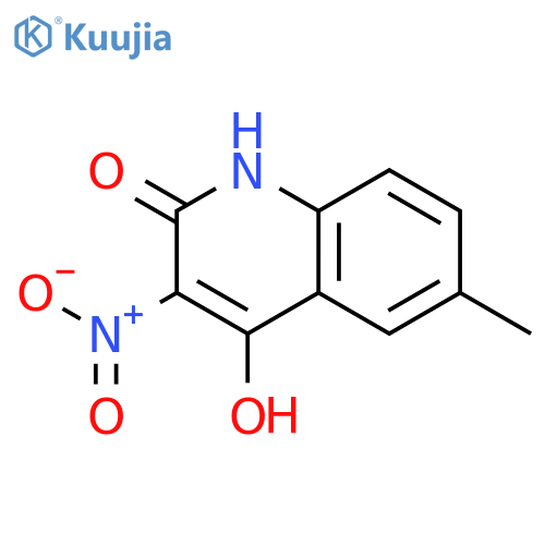 2(1H)-Quinolinone, 4-hydroxy-6-methyl-3-nitro- structure