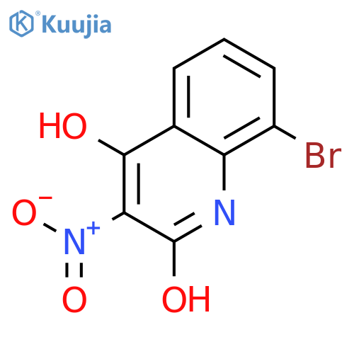 8-Bromo-3-nitroquinoline-2,4-diol structure