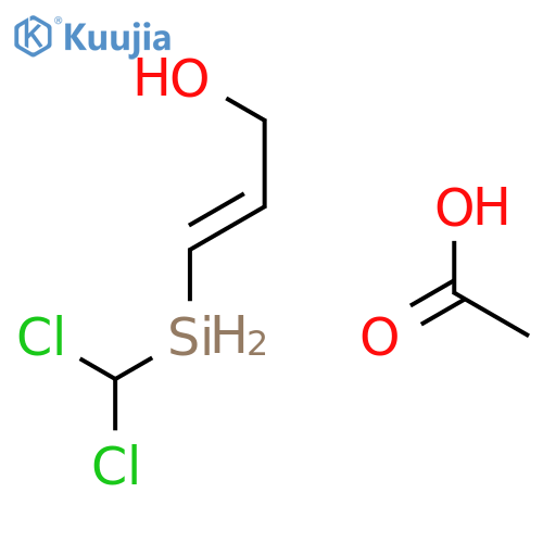 2-Propen-1-ol, 3-(dichloromethylsilyl)-, acetate, (E)- structure