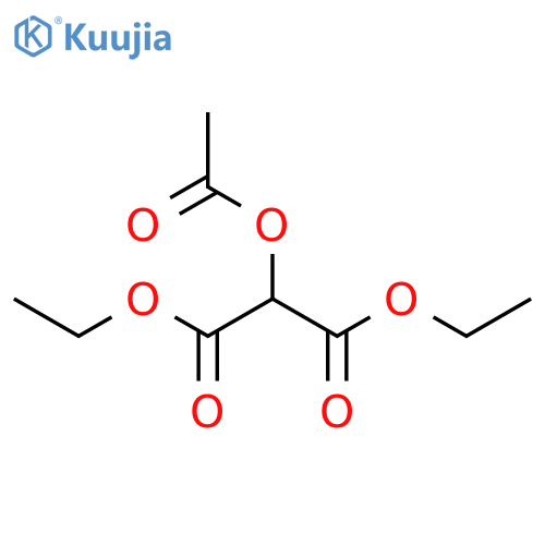 Diethyl acetoxymalonate structure