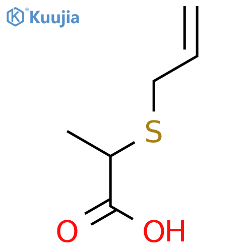 2-(Allylthio)propanoic acid structure