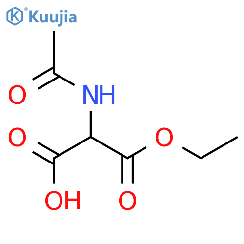 2-acetamido-3-ethoxy-3-oxopropanoic acid structure