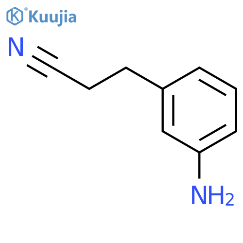 Benzenepropanenitrile, 3-amino- structure
