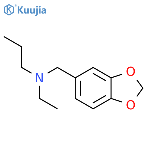 N-(1,3-benzodioxol-5-ylmethyl)-n-ethylpropan-1-amine structure