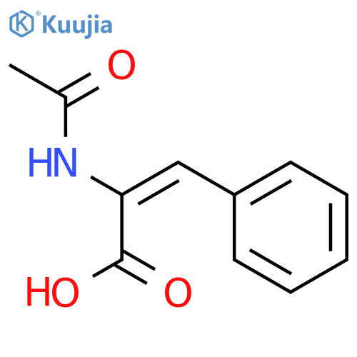 a-Acetamidocinnamic Acid structure