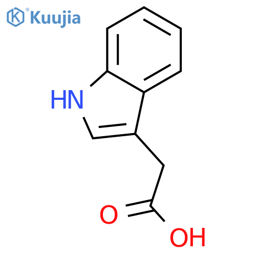 1H-INDOL-3-YLACETIC ACID structure