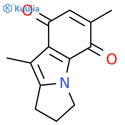 1H-Pyrrolo[1,2-a]indole-5,8-dione, 2,3-dihydro-6,9-dimethyl- structure