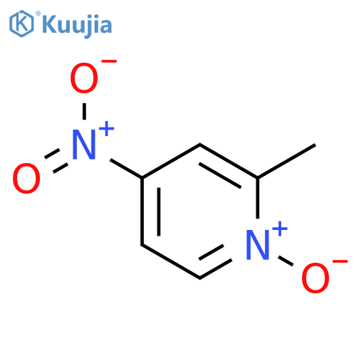 2-methyl-4-nitropyridine-n-oxide structure