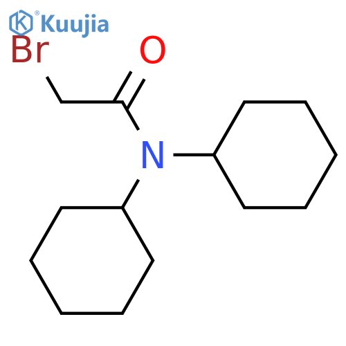 Acetamide, 2-bromo-N,N-dicyclohexyl- structure