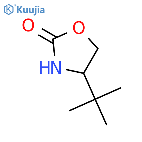 (4S)-4-tert-butyl-1,3-oxazolidin-2-one structure