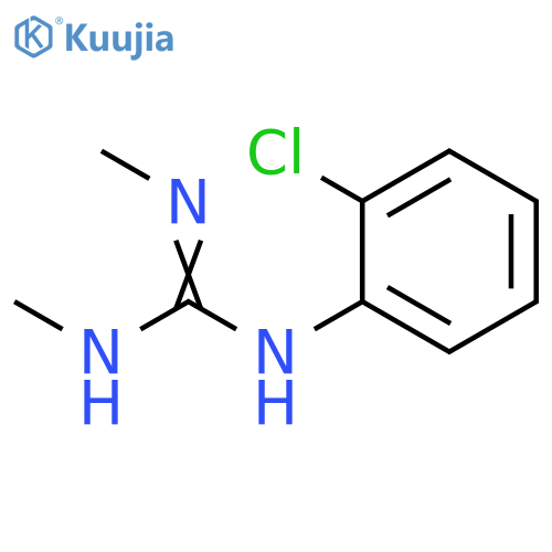 Guanidine, N-(2-chlorophenyl)-N',N''-dimethyl- structure