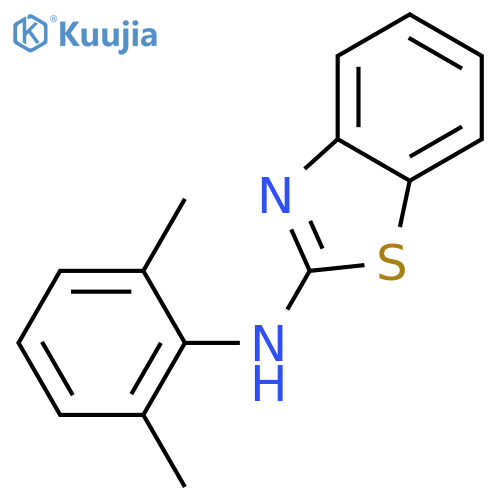 N-(2,6-dimethylphenyl)-1,3-benzothiazol-2-amine structure