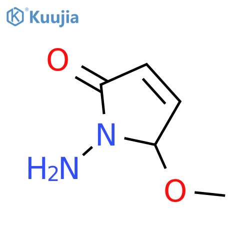 1-amino-1,5-dihydro-5-methoxy-2H-Pyrrol-2-one structure
