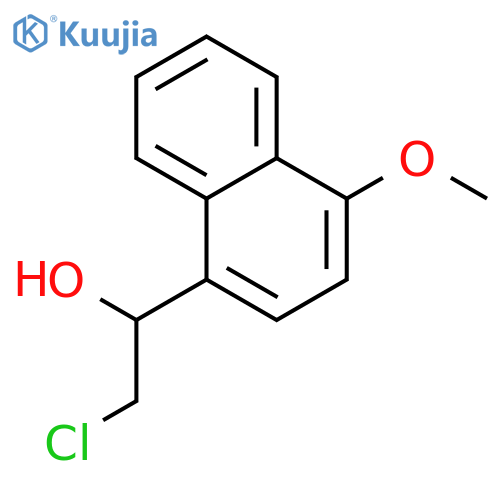 2-chloro-1-(4-methoxynaphthalen-1-yl)ethan-1-ol structure