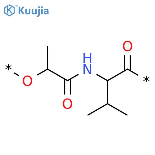 POLY[OXY(1-METHYL-2-OXO-1,2-ETHANEDIYL)IMINO[1-(1-METHYLETHYL)-2-OXO-1,2-ETHANEDIYL]] structure