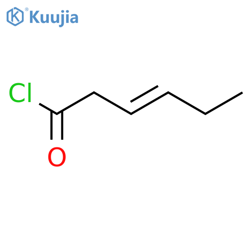 3-HEXENOYL CHLORIDE, (3E)- structure