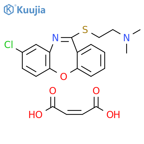 Ethanamine, 2-[(8-chlorodibenz[b,f][1,4]oxazepin-11-yl)thio]-N,N-dimethyl-, (2Z)-2-butenedioate (1:1) structure
