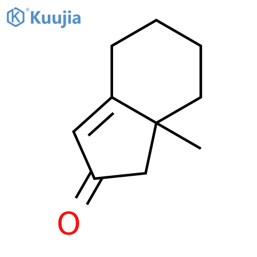 2H-Inden-2-one, 1,4,5,6,7,7a-hexahydro-7a-methyl-, (S)- structure