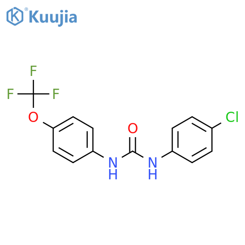 N-(4-Chlorophenyl)-N'-4-(trifluoromethoxy)-phenylurea structure