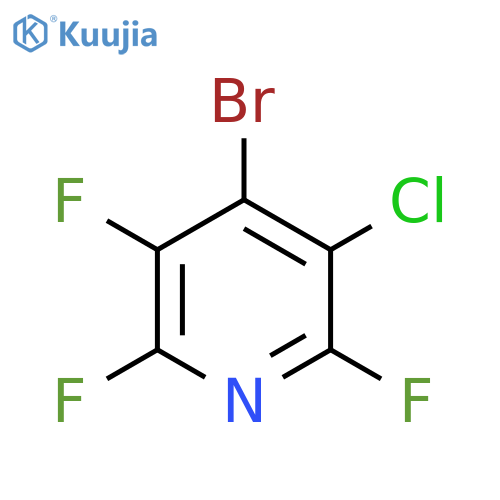 4-bromo-3-chloro-2,5,6-trifluoropyridine structure