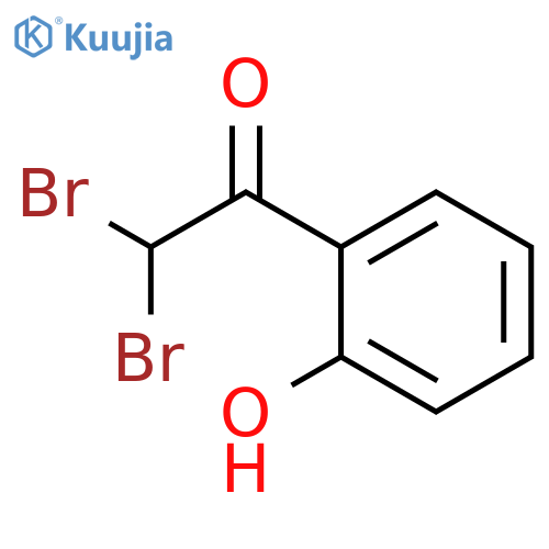 Ethanone, 2,2-dibromo-1-(2-hydroxyphenyl)- structure