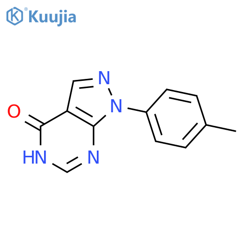 1-(4-methylphenyl)-1H,4H,5H-pyrazolo[3,4-d]pyrimidin-4-one structure