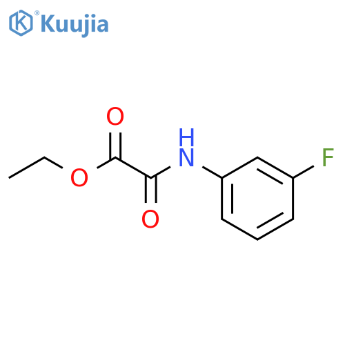 ethyl (3-fluorophenyl)carbamoylformate structure