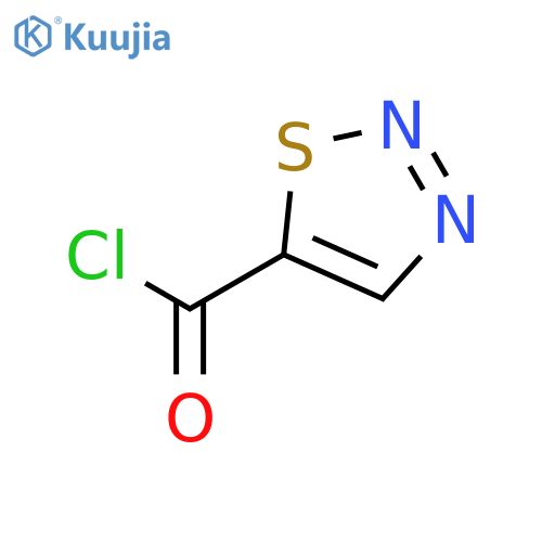 1,2,3-Thiadiazole-5-carbonyl chloride (9CI) structure