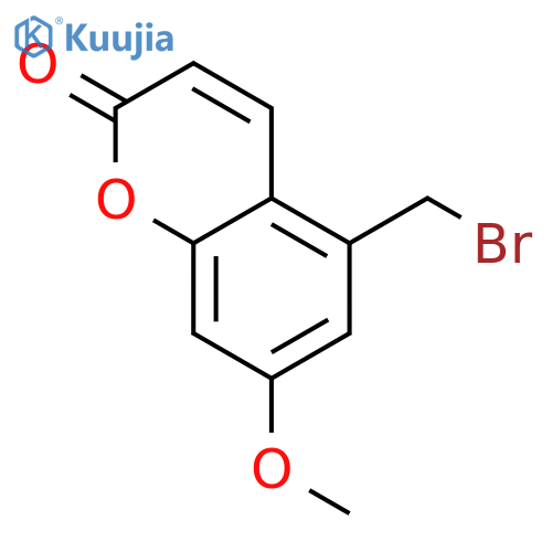 5-(Bromomethyl)-7-methoxy-2H-chromen-2-one structure