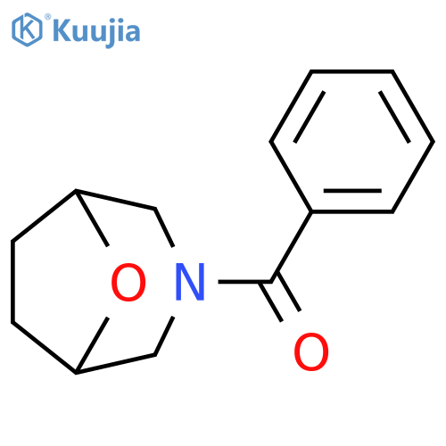 8-Oxa-3-azabicyclo[3.2.1]octane, 3-benzoyl- structure