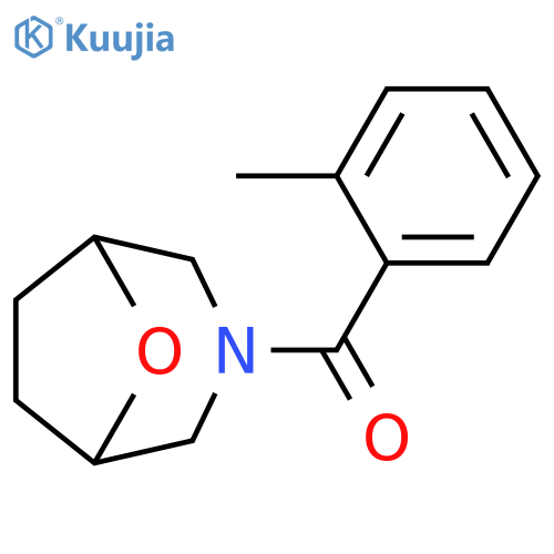 8-Oxa-3-azabicyclo[3.2.1]octane, 3-(2-methylbenzoyl)- structure