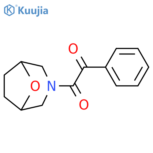 8-Oxa-3-azabicyclo[3.2.1]octane, 3-(oxophenylacetyl)- structure