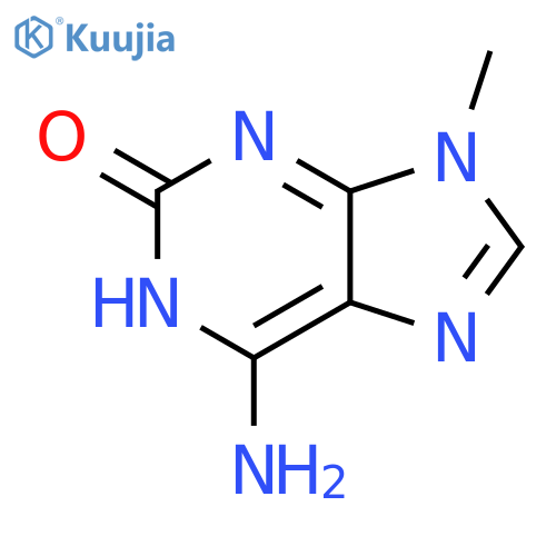 2H-Purin-2-one, 6-amino-1,9-dihydro-9-methyl- structure
