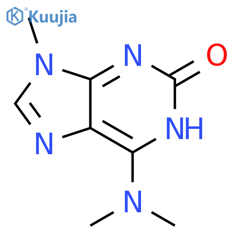 2H-Purin-2-one, 6-(dimethylamino)-1,9-dihydro-9-methyl- structure