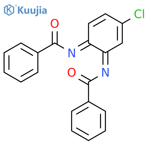 Benzamide, N,N'-(4-chloro-3,5-cyclohexadiene-1,2-diylidene)bis- structure