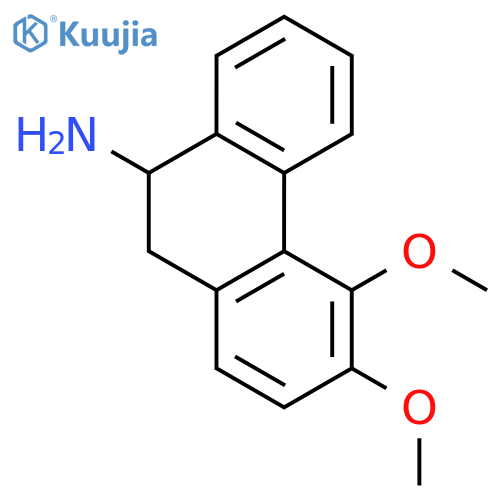 9-PHENANTHRENAMINE, 9,10-DIHYDRO-3,4-DIMETHOXY- structure