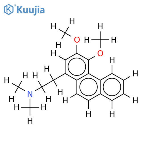 1-[2-(N,N-dimethylaminoethyl)]-3,4-dimethoxyphenanthrene structure