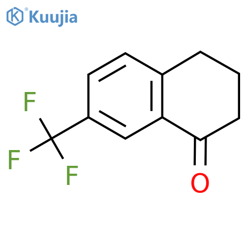 7-(trifluoromethyl)tetralin-1-one structure