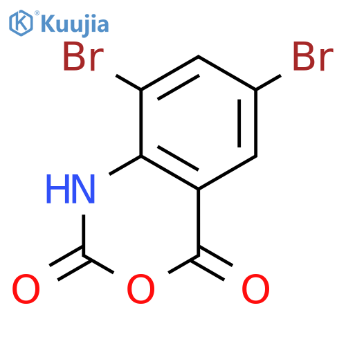 6,8-Dibromo-1H-benzo[d][1,3]oxazine-2,4-dione structure