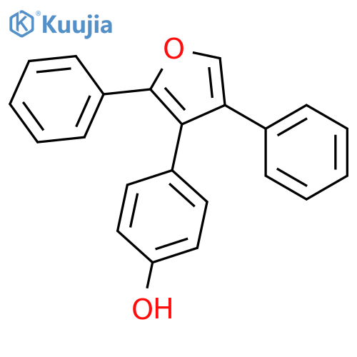 4-(2,4-diphenylfuran-3-yl)phenol structure