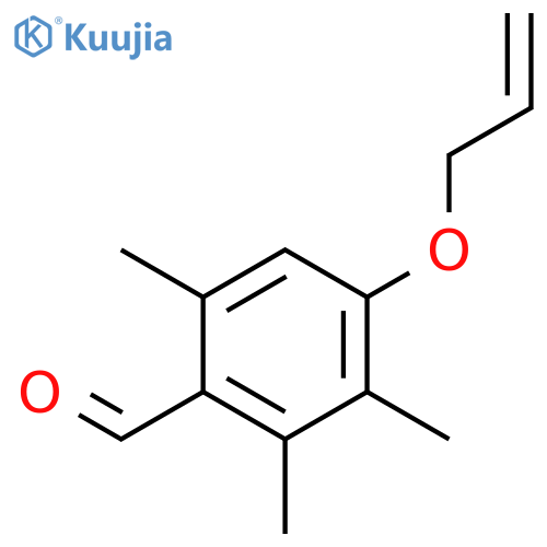 Benzaldehyde, 2,3,6-trimethyl-4-(2-propenyloxy)- structure