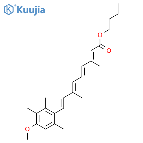 (2E,4E,6E,8E)-Butyl 9-(4-methoxy-2,3,6-trimethyl-phenyl)-3,7-dimethylnona-2,4,6,8-tetraenoate structure