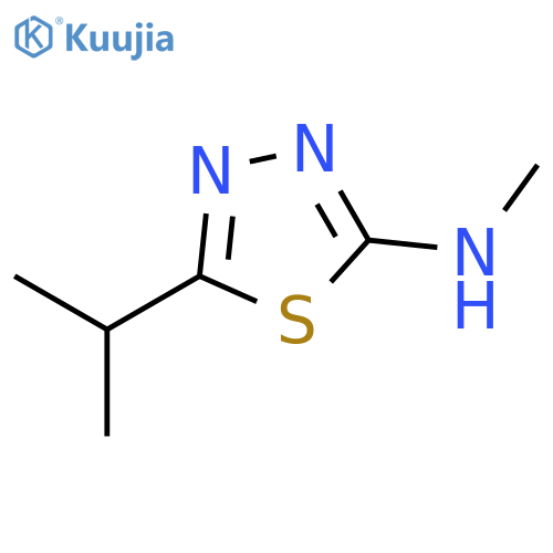 5-Isopropyl-N-methyl-1,3,4-thiadiazol-2-amine structure