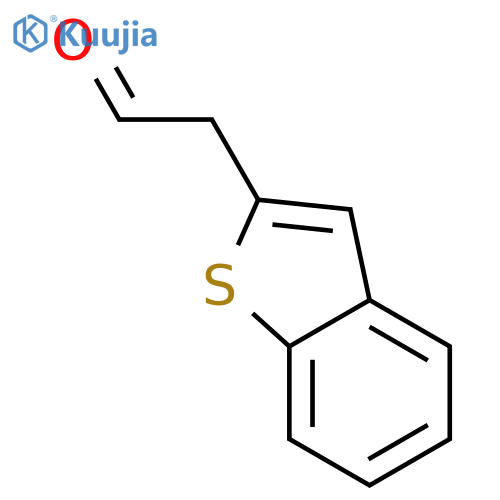 2-(1-benzothiophen-2-yl)acetaldehyde structure