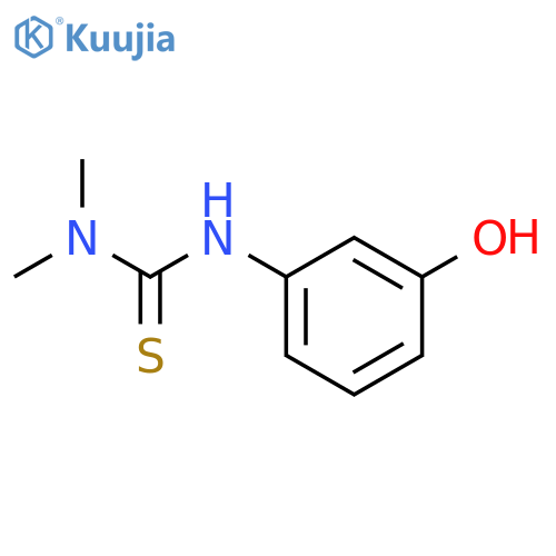Thiourea, N'-(3-hydroxyphenyl)-N,N-dimethyl- structure