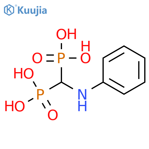 Phosphonic acid, [(phenylamino)methylene]bis- structure