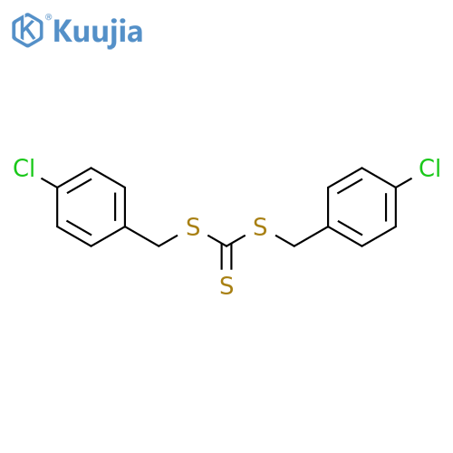 Carbonotrithioic acid, bis[(4-chlorophenyl)methyl] ester structure
