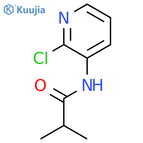 N-(2-chloro-3-pyridinyl)-2-methylpropanamide structure